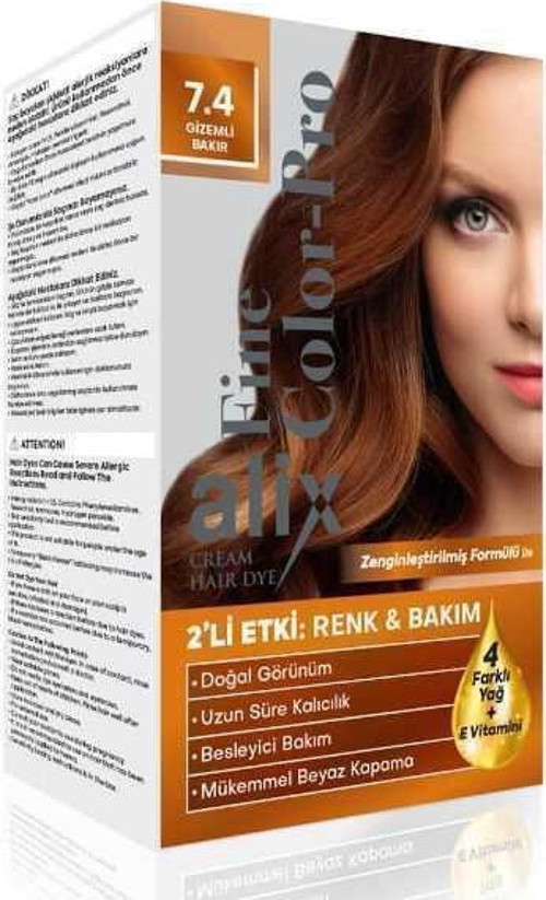 Kit Saç Boyası Color Pro 7.4 Gizemli Bakır