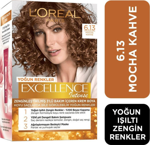 Excellence Intense Saç Boyası 6.13 Mocha Kahve