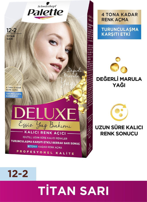 Deluxe Saç Boyası 12-2 Titan Sarı