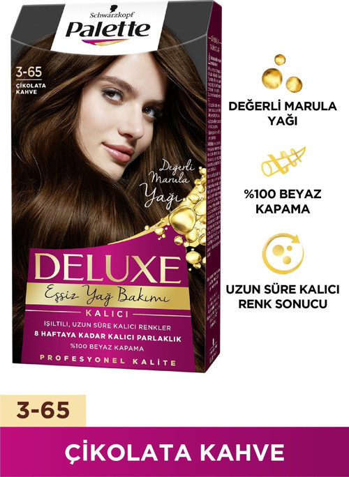 Deluxe Saç Boyası 3-65 Çikolata Kahve