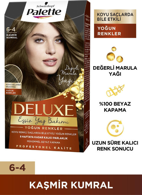 Deluxe Saç Boyası 6-4 Kaşmir Kumral
