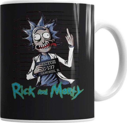 Rick And Morty Kupa Bardak Porselen