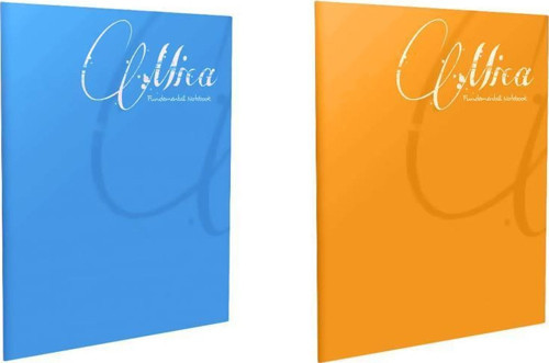 Mica Tel Dikişli Plastik Kapak Defter A5 60 Yaprak Kareli 2'li