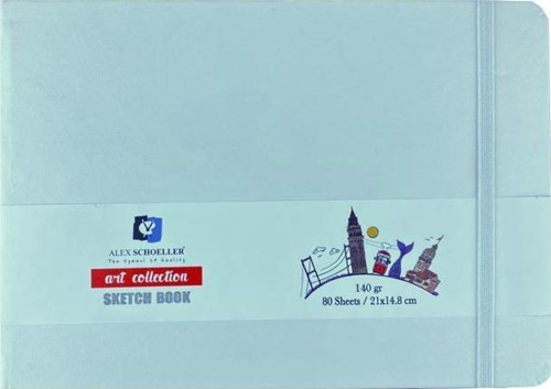 Sketch Book 21 x 14.8 80 Yp. 140 Gr. Yatay Beyaz ALX-9031