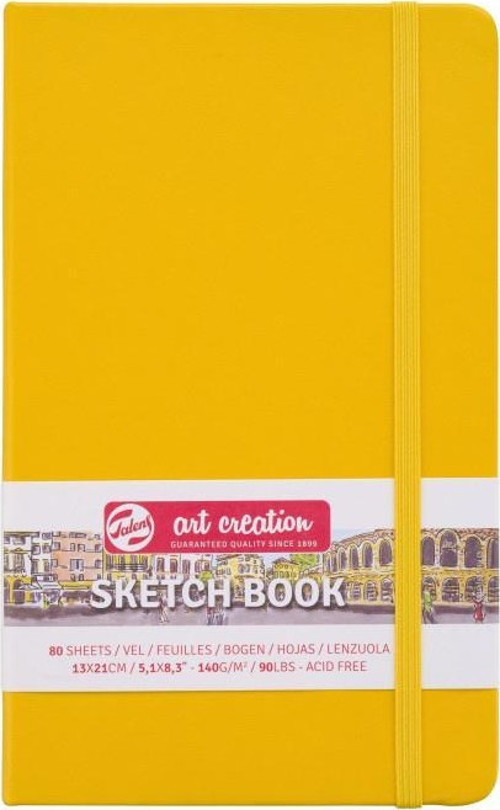 TAC SK.BLCK G.YLW 13X21 140GR SKETCHBOOK