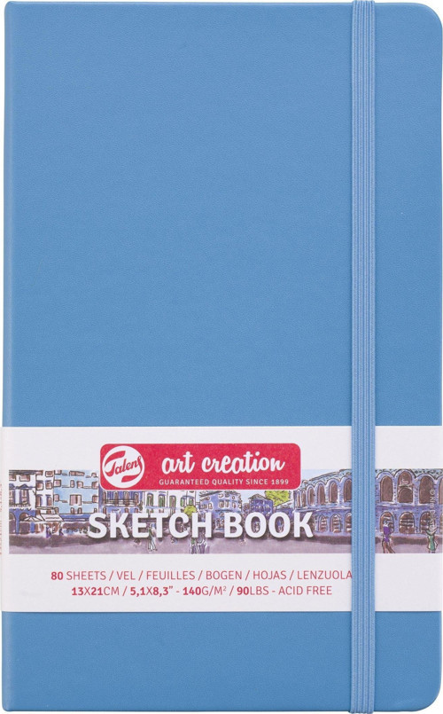 TAC SK.BLCK L.BLUE 13X21 140G SKETCHBOOK