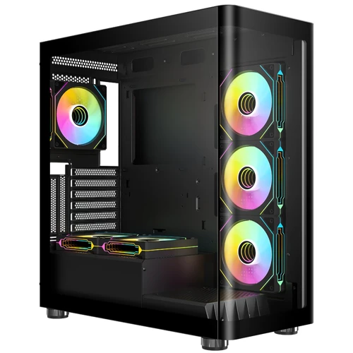 FC-9570 VANTA 750W 80+ Bronze 6x120MM ARGB Fan Mid Tower ATX Siyah Gaming (Oyuncu) Kasa