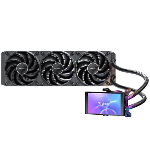 Vortex View 360 ARGB AIO 5″ LCD Ekran Siyah İşlemci Sıvı Soğutucusu