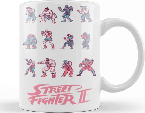 Street Fighter Kupa Bardak Porselen