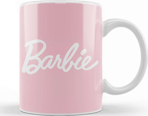Barbie Logo 01 Kupa Bardak Porselen