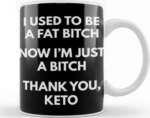 Thank You Keto Kupa Bardak Porselen