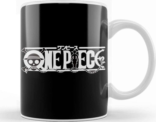 One Piece Logo Kupa Bardak Porselen