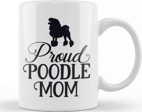 Poodle Mom 013 Kupa Bardak Porselen