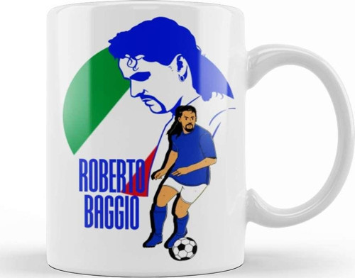 Roberto Baggio Kupa Bardak Porselen