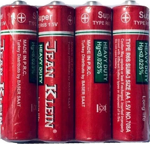 JEAN KLEIN AAA 1.5 VOLT İNCE KALEM PİL (60LI PAKET KUMANDA PİLİ)
