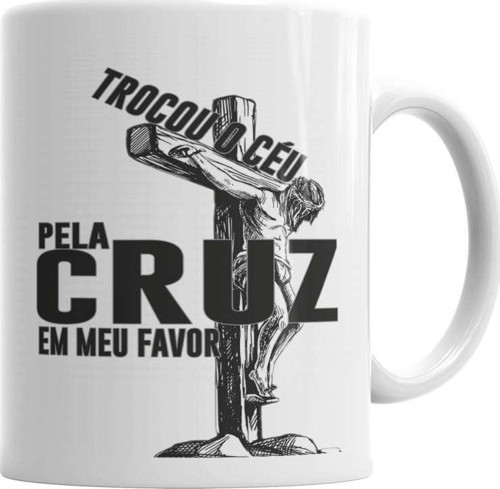 Homem Da Cruz Kupa Bardak Porselen