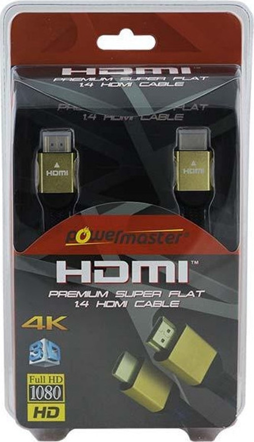 PM-31349 1.4V 3D 4K UYUMLU 1.5 METRE GOLD YASSI ÖRGÜLÜ HDMI KABLO
