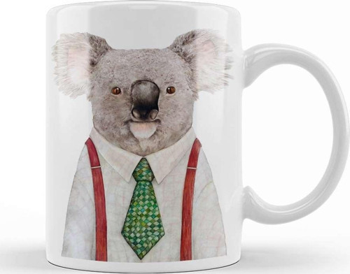 Koala Graphic Kupa Bardak Porselen