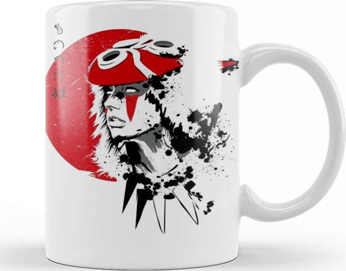 Mononoke Sumi Kupa Bardak Porselen