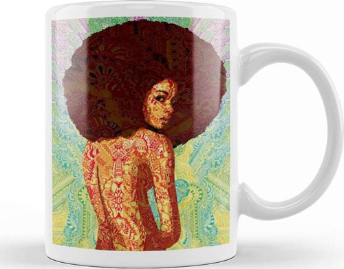 Negra Mandala Kupa Bardak Porselen