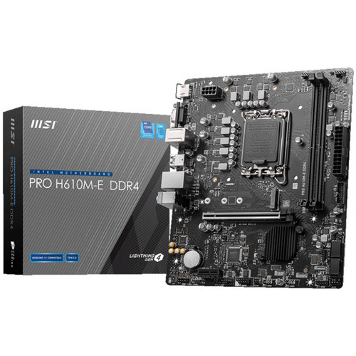 PRO H610M-E DDR4 3200MHZ mATX 1700p