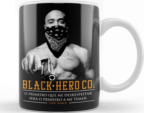 Tupac Pistola Kupa Bardak Porselen