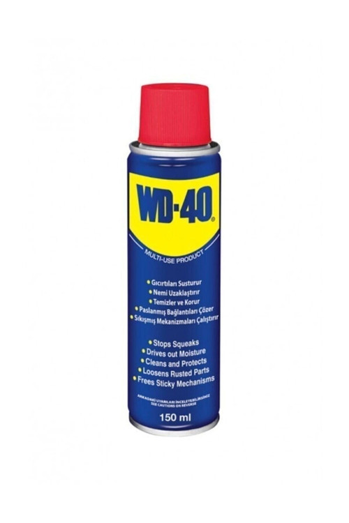 Wd-40 Çok Amaçlı Sıvı, Yağ Çözücü, Pas Sökücü, Temizleyici Ve Koruyucu, 150Ml