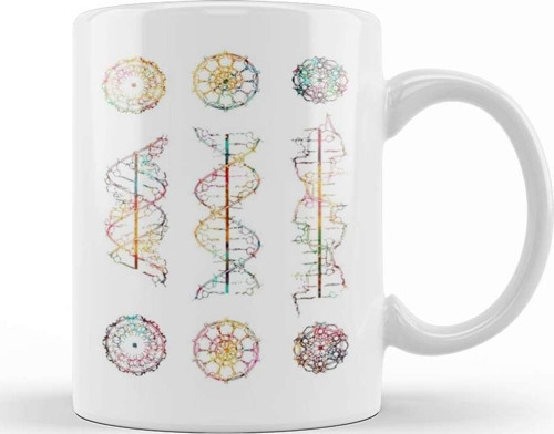 A B And Z Dna Kupa Bardak Porselen