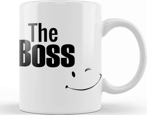 The Real Boss Kupa Bardak Porselen