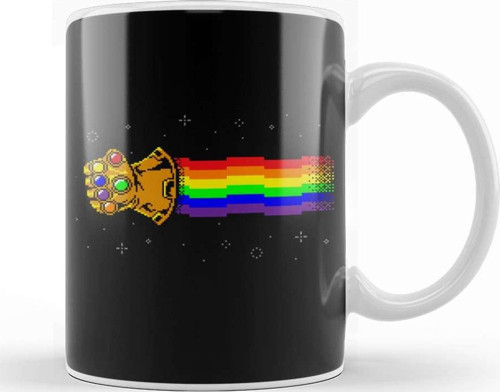 Nyan Gauntlet Kupa Bardak Porselen