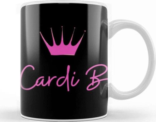 Queen Cardi B Kupa Bardak Porselen