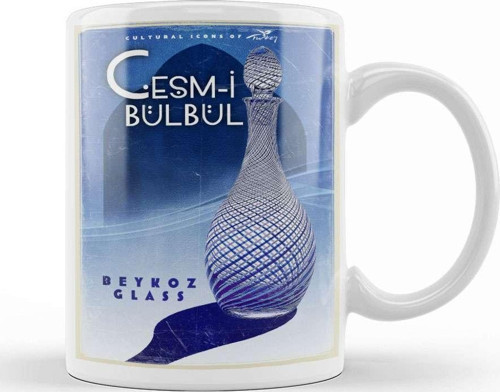 Cesm İ Bülbül Kupa Bardak Porselen
