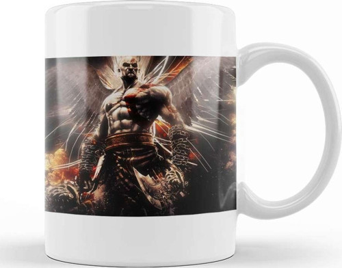 God Of War 05 Kupa Bardak Porselen