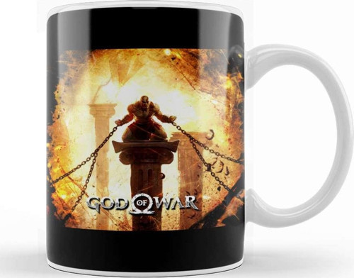 God Of War 06 Kupa Bardak Porselen