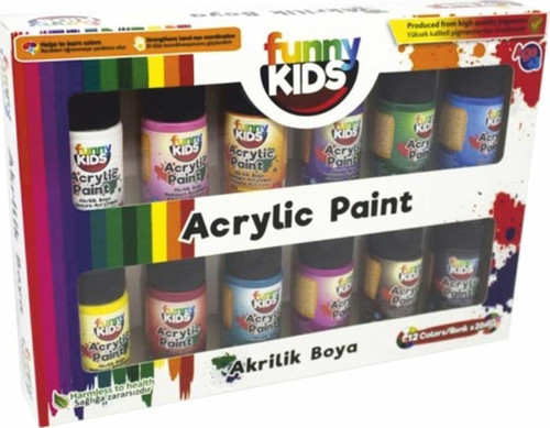 Akrilik Boya 20 Ml 12 Li Set 012-1950