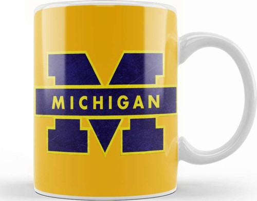 Logo Michigan Kupa Bardak Porselen
