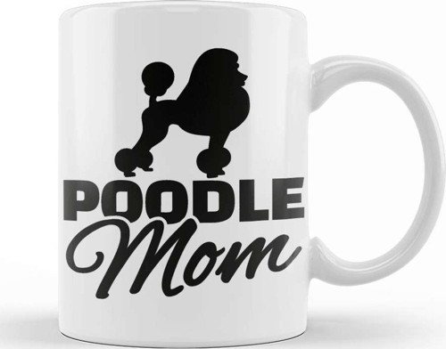 Poodle Mom 03 Kupa Bardak Porselen