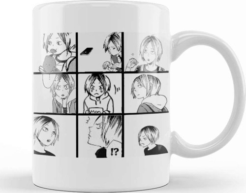 Haikyuu Kenma Kupa Bardak Porselen