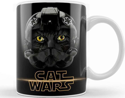 Star Cat Wars 013 Kupa Bardak Porselen