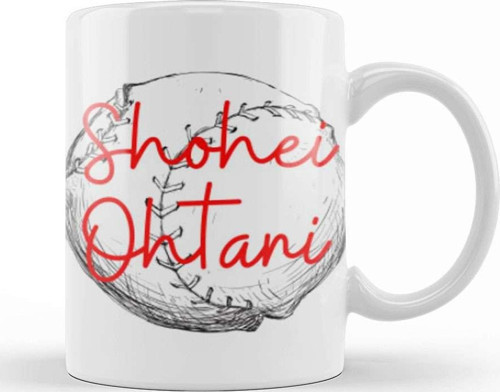 Shohei Ohtani Art Kupa Bardak Porselen