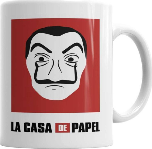 La Casa De Papel Kupa Bardak Porselen