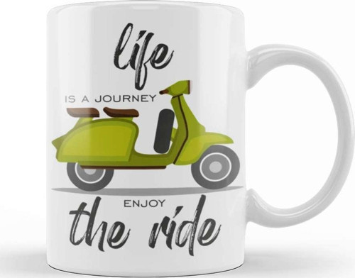 Vespa Journey Kupa Bardak Porselen