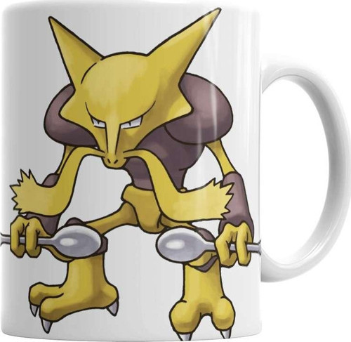 Pokemon Alakazam Kupa Bardak Porselen
