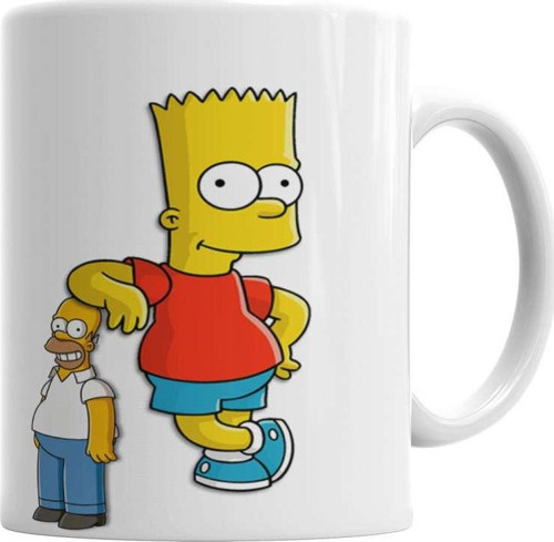Família Simpsons Kupa Bardak Porselen