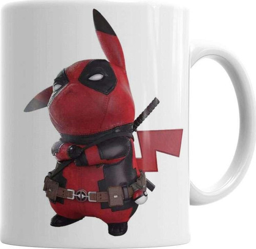 Desenho Deadpool Kupa Bardak Porselen