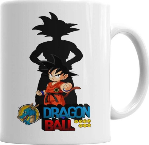 Goku Dragon Ball Kupa Bardak Porselen