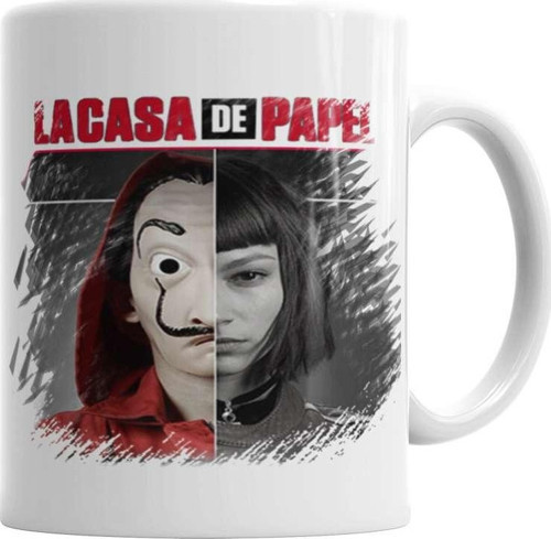 La Casa De Papel Kupa Bardak Porselen