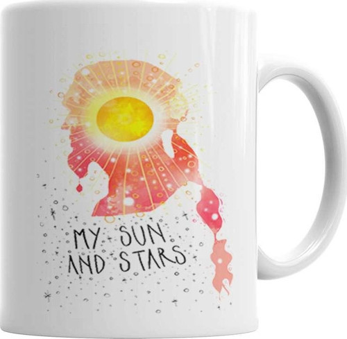 My Sun And Stars Kupa Bardak Porselen