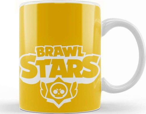 Brawl Stars Logo Kupa Bardak Porselen