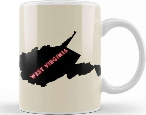 West Virginia Kupa Bardak Porselen